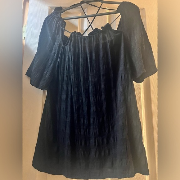 Ted baker off the shoulder shirred relaxed flowy strappy top size 2 revolve chic - Picture 3 of 7